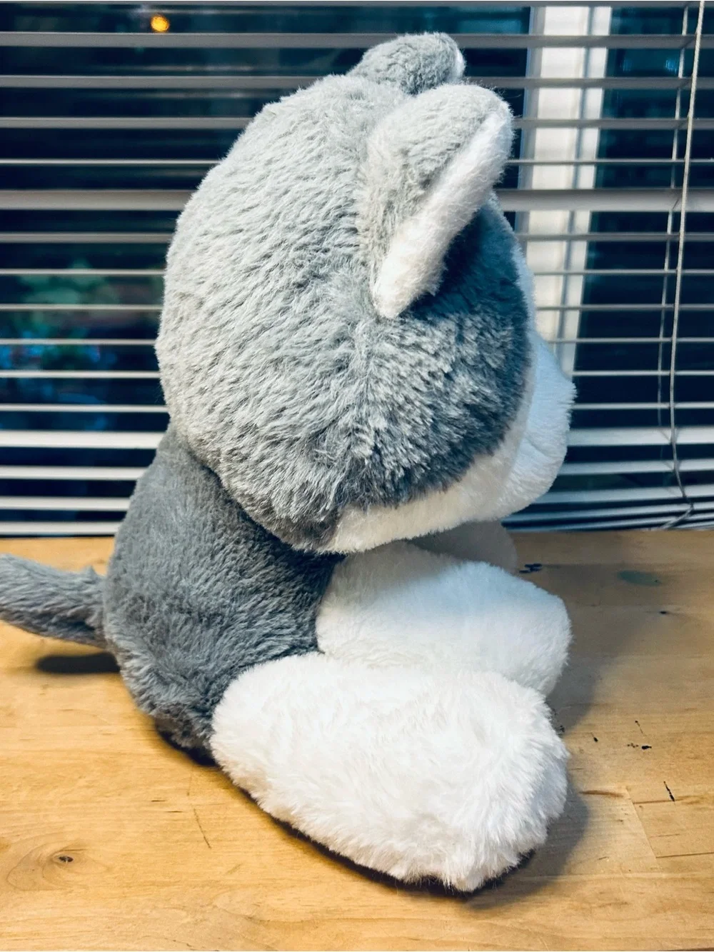 Husky Wolf Spark Create Imagine Plush Puppy Dog Gray/white Stuffy Pre-owned  12”